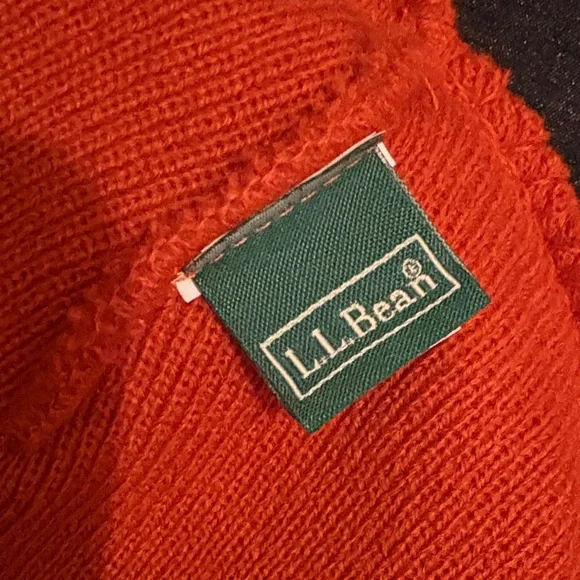 L.L. Bean Red Beanie with Campfire Embroidery - Picture 3 of 6
